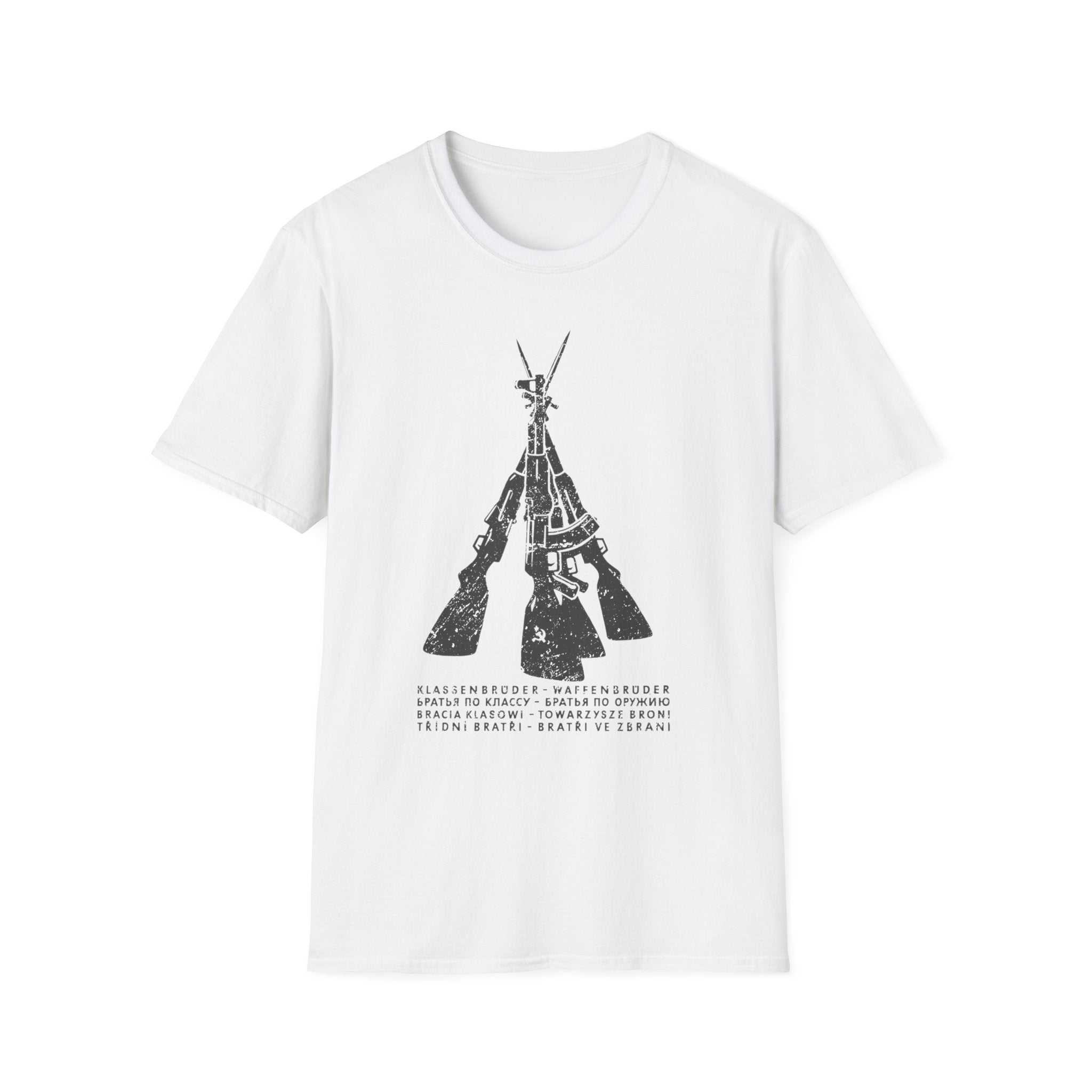 Rifle Stack Tee — Vintage Hunting Guns Graphic T-Shirt