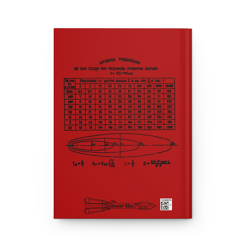 Propaganda-Style Aviation Hardcover Journal — "Небо Родины защищено надежно!"