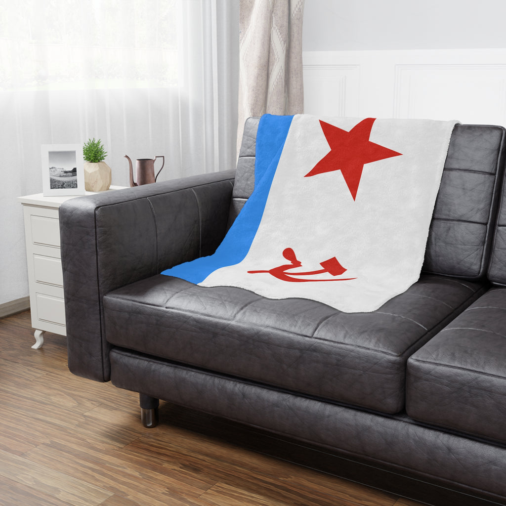 Soviet Naval Ensign Throw Blanket