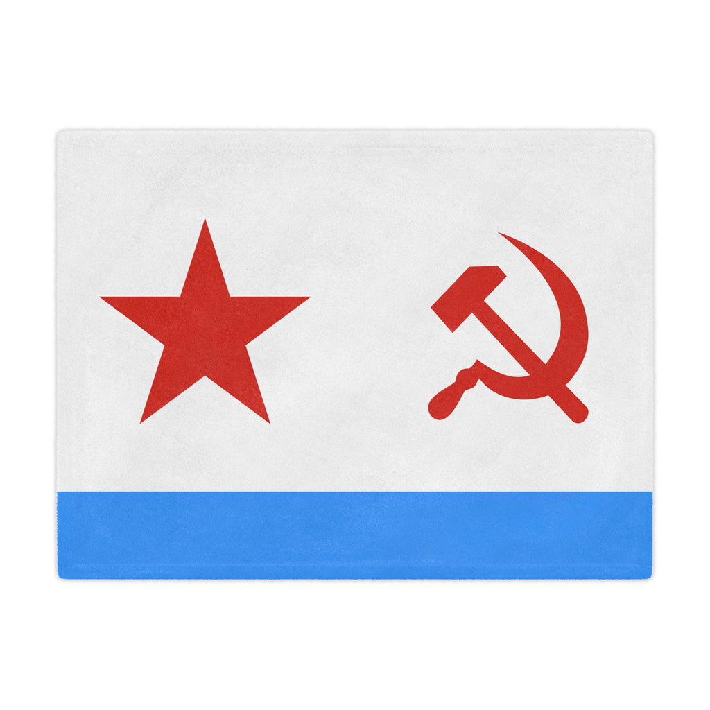 Soviet Naval Ensign Throw Blanket