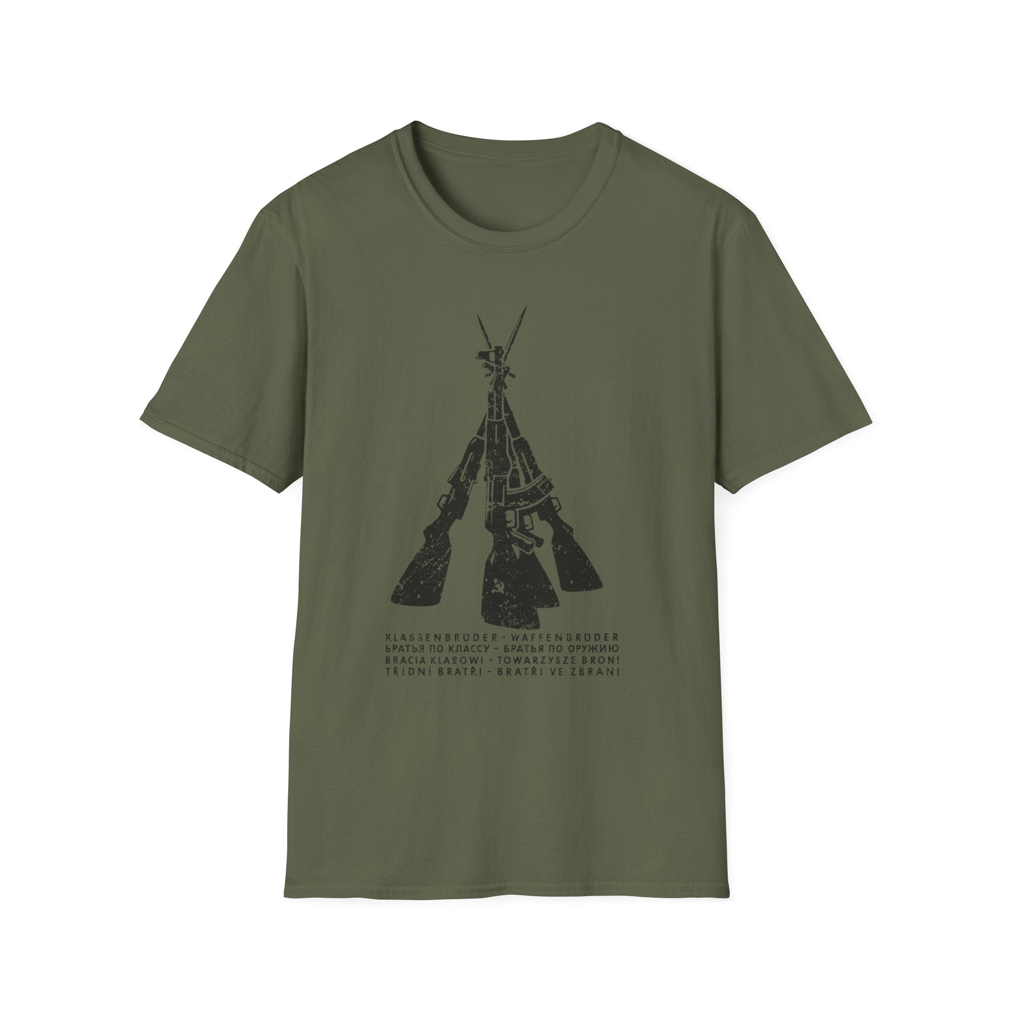 Rifle Stack Tee — Vintage Hunting Guns Graphic T-Shirt